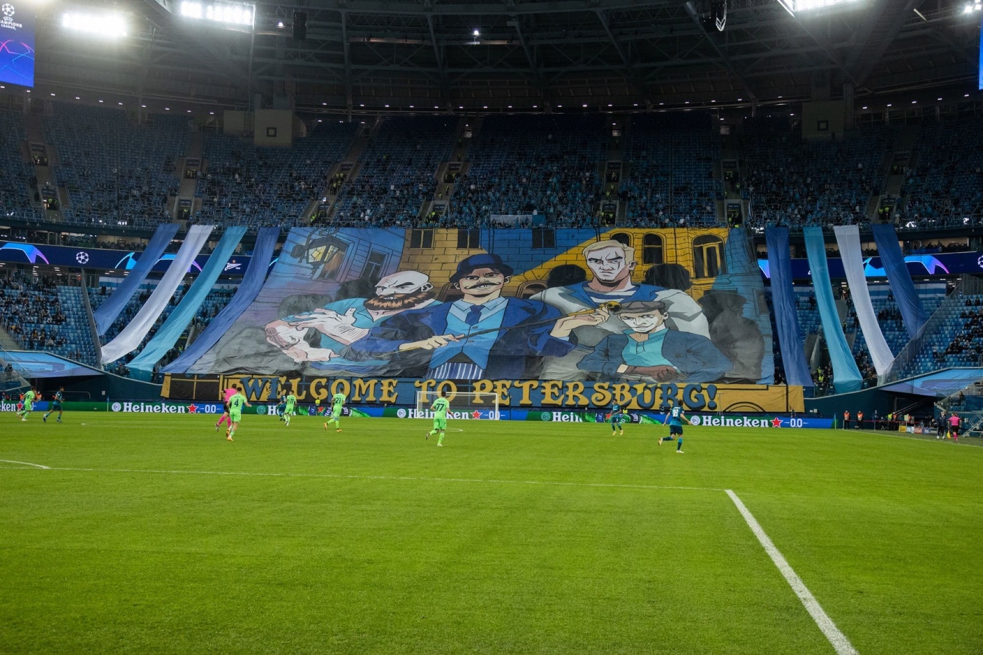 Le virage du Zénith en Ligue des champions